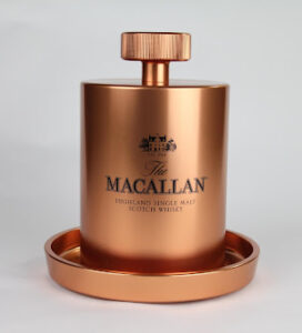 The Macallan Ice Ball Machine first developed in 2010.